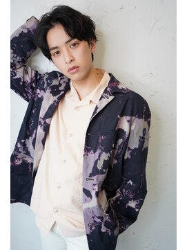 ロミーオム 本厚木(ROMMY. Homme) マッシュセンターパートニュアンスパーマおしゃれ本厚木
