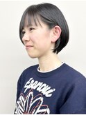 ＊耳かけショートボブ前下がりショートボブ軽めボブ30代40代2