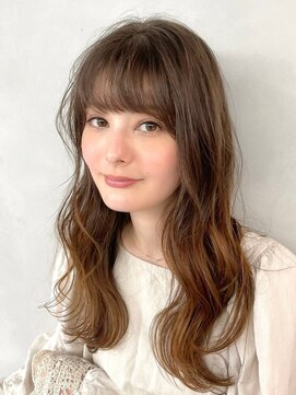 エル 北千住(elu) バブみレイヤー_メルティカラーフェミニンロング似合わせカット