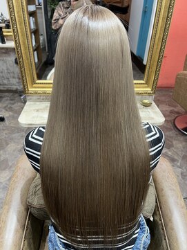 エヌトゥーナ 表参道(Ntuna) ウルトワトリートメント×グレージュカラー×髪質改善カット