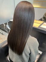 アヴァンス アリオ鳳店(AVANCE)&nbsp;オリーブグレージュ×髪質改善ストレート