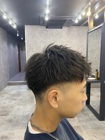 ライズ 綾瀬店(RISE)&nbsp;ソフトモヒカン！頭の形が綺麗に見える刈り上げソフトモヒカン