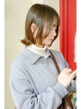 ルーシー ヘアデザインワークス(Lucy Hair Design Works) サロンワーク×外ハネウルフ