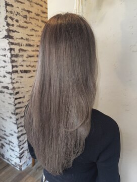 髪質改善ヘアエステサロン スロウ(SLOW by opsia) 白髪をぼかす明るめカラー