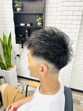 ルッソ 白浜店(LUSSO) スパイキーショートフェード