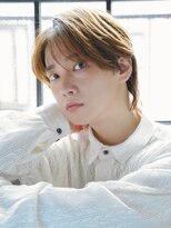 ウィズ 美容室 茂原店(Wiz)&nbsp;柔らか毛流れのセンターパート×ベージュブラウン