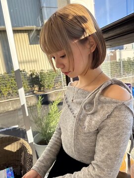 アース 岐阜店(HAIR&MAKE EARTH) ハイトーンボブ