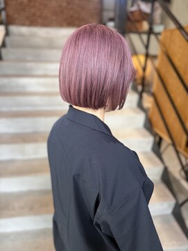 ボブ/ピンク