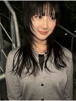 アルテヘアー(arte HAIR)&nbsp;シースルーバング/スリークロング/黒髪