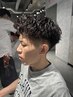 ピンパーマ＋メンズカット12000（松戸/ピンパーマ）