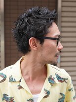 クオル キャスト 神戸三宮(QOL×cast)&nbsp;大人スパーキーショートパーマツイスト【神戸/三宮/メンズ】