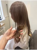 大人のミルクティーカラー