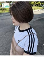 ポーズヘアー 大阪 福島(PAUSE HAIR)&nbsp;ボブ×透け感グレージュ