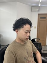 岡田理髪処 ナチュラルカーリーフェード