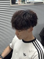 ガオプロデュースバイレボ(gao produced by revo) シャドウパーマ波巻きメンズパーマナチュラルマッシュ柏駅