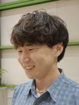 ディッセンバー 伊勢崎(December) メンズ/センターパート/似合わせカット/ニュアンスパーマ