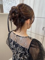 エムサロン 前橋川原(emusalon)&nbsp;お呼ばれヘア/アップスタイル/シニヨン
