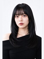 アリア イースト バイ エクラート 新宿東口店(ARiA east byECLART)&nbsp;黒髪×縮毛矯正×レイヤーでやわらかく