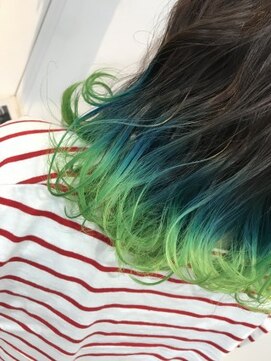 ジーナ(XENA) ターコイズネオングリーングラ