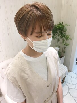 ラ ブランシュ 大宮(La Blanche) 大人かわいい丸みショート＊°．La Blanche吉田