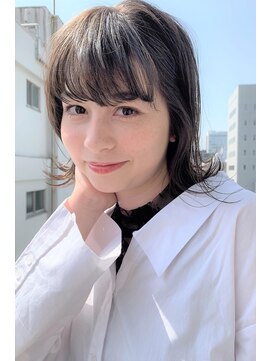 スナッグルサロン(SNUGGLE SALON) 大人かわいい外ハネボブ/くすみカラー/切りっぱなし/抜け感