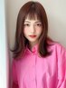 【新規の女性専用】プレミアムリタッチカラー＋前髪カット　　¥3500