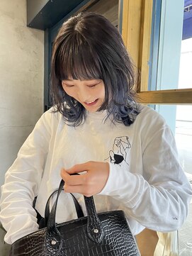 ルアウハク 梅田(LUAU Haku) 【stylist 中村】インナーネイビーウルフ