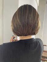 リバレッジ 白金(Leverage) ナチュラルハイライトボブ 30代40代50代【白金/目黒】担当濱口