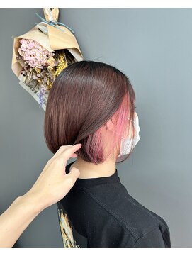 ラフィネ(Raffine) イヤリングカラー/ボブ/ピンク