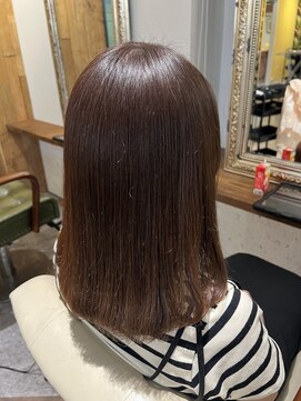 ムーン(moon) #前髪カタログ#インナーグレージュ#ピンクベージュ