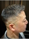 白髪ぼかし 白髪染め メンズショート 大宮