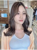 フェイスレイヤー/エアリーロング/美髪/ピンクブラウン[船橋駅]