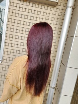 ミラシィ 稲毛(Mirashy) 《大人気ヘアスタイル》ラベンダーレッドカラー♪