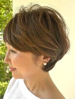 ユウヘアー 本山店(U Hair) 【UHair】大人ショートボブスタイル★30代40代50代/ミセス