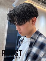 ルースト 渋谷店(ROOST) マッシュ×波巻きパーマ