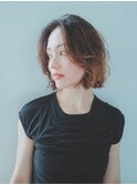 ボブ巻きスタイル【髪質改善/ヘッドスパ/白髪染め/いわき】