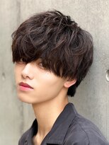 エルマーク 神戸三宮(L-MARK) シャドウパーマメンズカットスパイラルパーマツイスパ波巻き