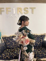 コワファースト 大分(COIFF1RST) 成人式前撮りヘアセット