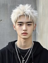 エイチ(H)&nbsp;xスパイキーショート/ブルーブラック/韓国マッシュ