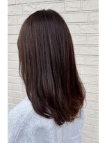 アンジュ 篠ノ井店(ange) 自然なツヤと柔らかさが魅力のナチュラルブラウンカラー