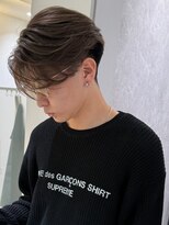 アンサー 渋谷(ANSWER)&nbsp;メンズバレイヤージュカラーハイライトカラーセンターパート韓国