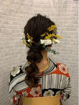 プラムバイコウメ(plum by KOUME)の写真/特別な日の為に…。丁寧なカウンセリングで、あなたのなりたいを叶えてくれる！心から落ち着ける空間♪