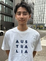 men's/無造作ベリーショート/スパイキーショート/ピンパーマ