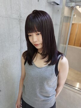 ネアー 新潟(NEER) アプリコットオレンジ/くびれヘア/レイヤーショート［新潟］