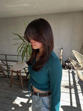 海外ヘアスタイルレイヤーカット