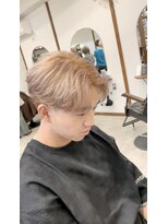 アトラクト バイ ラック 津田沼(Attract by LUCK) ミルクティーベージュ/ブリーチ/メンズパーマ/学割U24/カラー