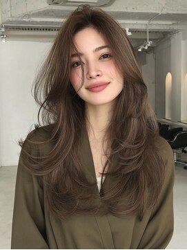 黒髪/クラゲヘアー/オリーブグレー/小顔/ココアベージュ/東海駅