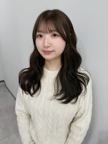 ヴェルア 四条烏丸 四条大宮(Velua) ウェーブヘアグレージュ顔まわりカット