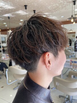 アール 滝ノ水店(#arl) 20代30代40代ニュアンスパーマメンズツーブロック