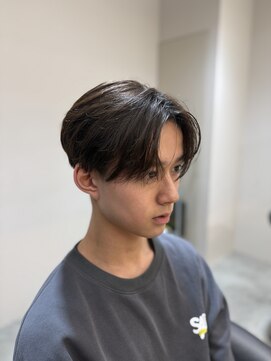 ロンド ロワール 門前仲町(Lond Loire) MEN'S HAIR/センターパート/ダークブラウン/門前仲町